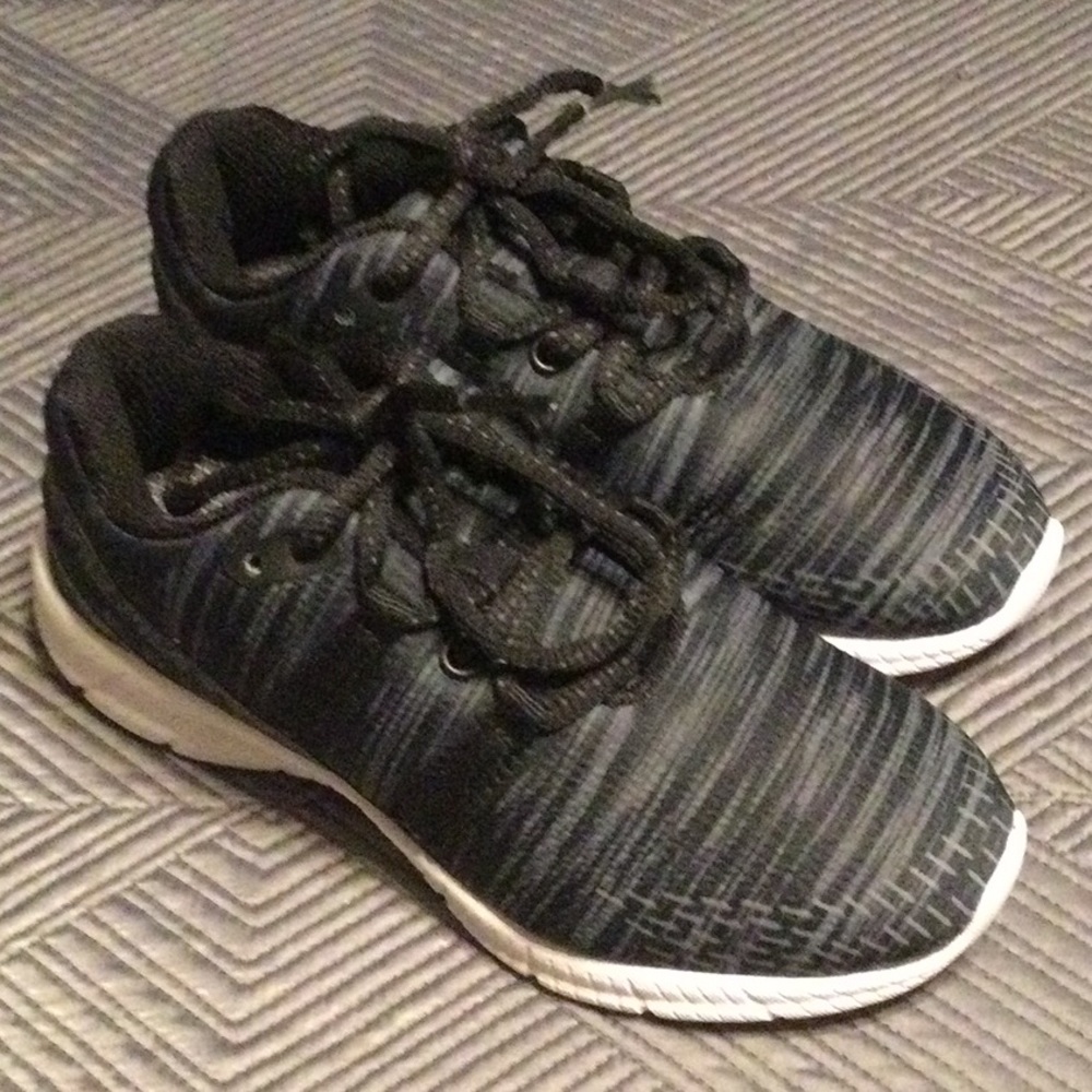 Fila size 13 black and gray sneakers for kids